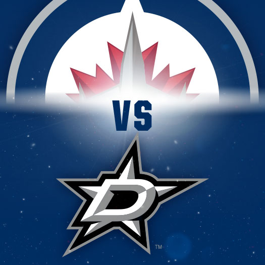 Jets vs. Stars : Canada Life Centre