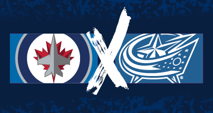 Jets x Blue Jackets logos