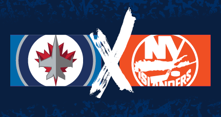 Jets x Islanders logos