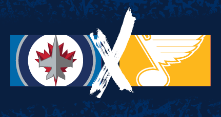 Jets x Blues logos