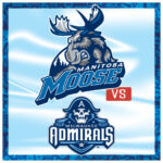 Moose vs Admirals logos