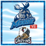 Moose vs Griffins logos