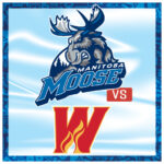 Moose vs Wranglers logos