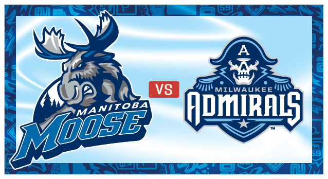 Moose vs Admirals logos