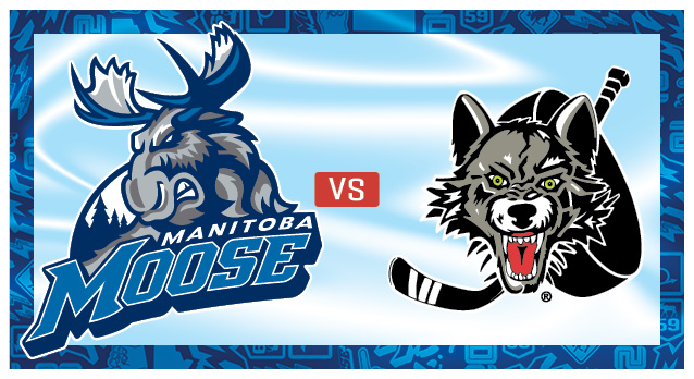 Moose vs Wolves logos